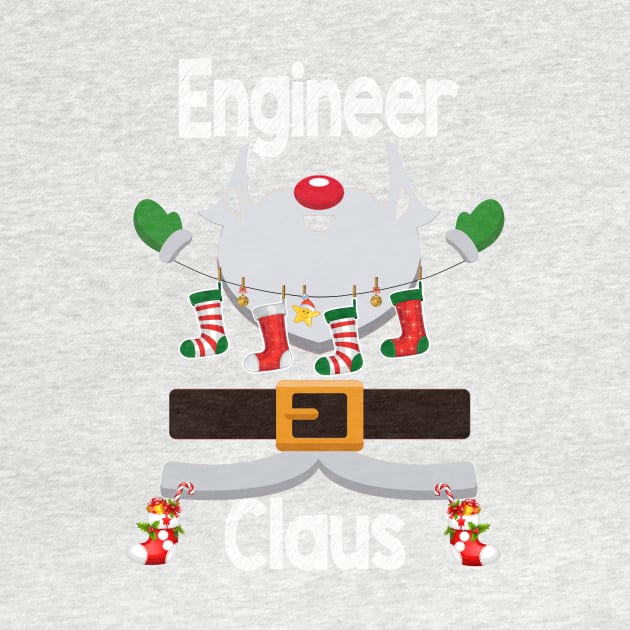 Engineer Claus Santa Christmas Costume Pajama by johnbbmerch